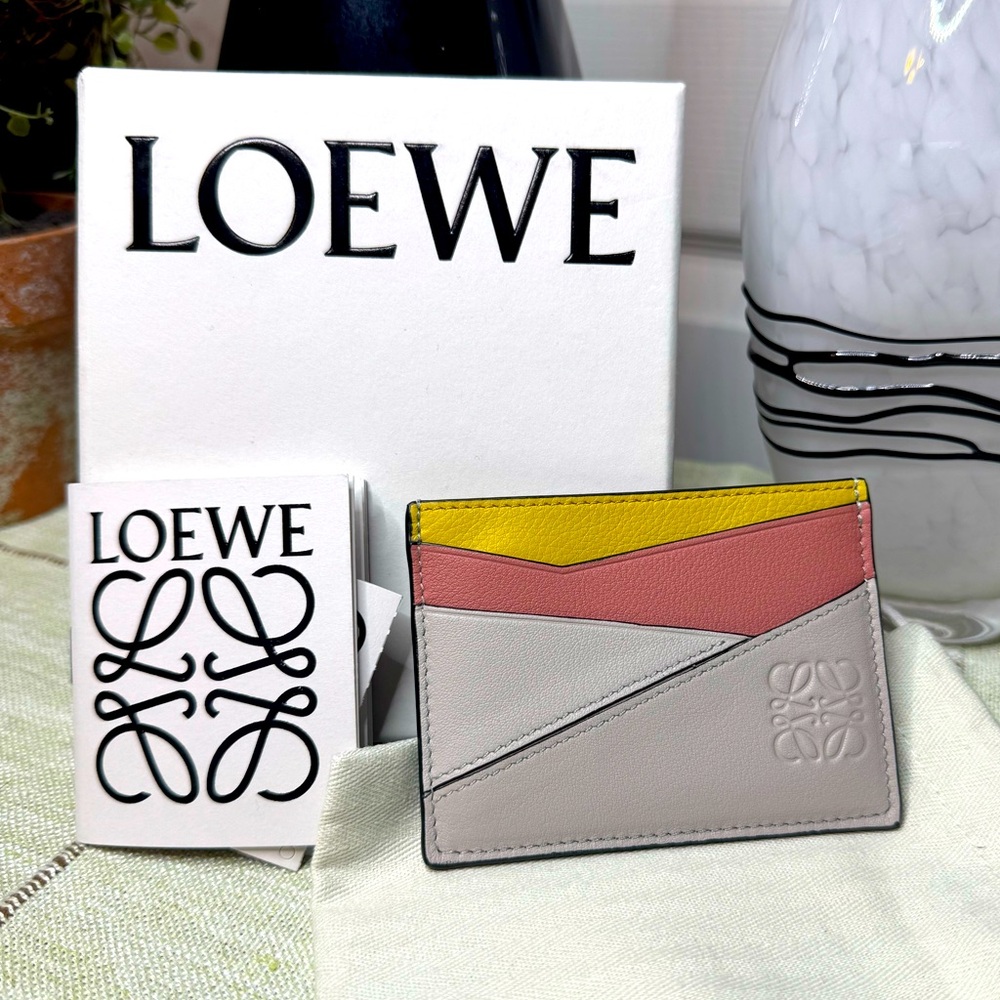 🔥EUC🔥 Loewe Puzzle Cardholder - Multi-colored - Full Set!!